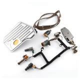 HAYIAUTO 4L60E 4L65E Transmission Solenoid Kit with Harness Fit for GMC for Chevy 2003-2007 GM EPC Shift TCC 3-2 PWM Automotive Replacement Transmission Solenoid Pack 4L60E 4L65E Master Solenoid Kit