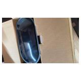 ELPHECO Black Bathroom Trash Can with Lid 2 Gallon Sensor Trash Bin, Automatic Narrow Garbage Can, Waterproof Smart Trash Can, Slim Motion Sensor Waste Bins for Bathroom, Living Room, Office