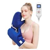 Heated Gloves for Arthritis Hands - Electric Heating Mittens 30s Fast Heat Therapy for Carpal Tunnel Pain Relief - Hand Heating Pad Treatment Wrist Fingers 10-90Min Auto Shut Off & 86â-158â 