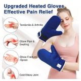 Heated Gloves for Arthritis Hands - Electric Heating Mittens 30s Fast Heat Therapy for Carpal Tunnel Pain Relief - Hand Heating Pad Treatment Wrist Fingers 10-90Min Auto Shut Off & 86â-158â 