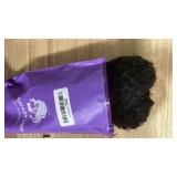 Afro Kinkys Bulk Human Hair For Braiding Soft 4c Afro Kinky-Curly Human Hair For Mini Twists,Dreadlocks Extensions,Repair Locs,Micro Locs Extension,Human Braiding Hair 18inch(1B,35g/pack)