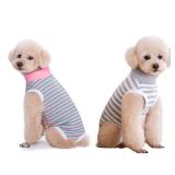 Miaododo 2 Packs Pet Dog Recovery Onesie Suit for Dogs Cats After Surgery,Dog Abdominal Wounds Bandages Cone E-Collar Alternative. (Grey, S)