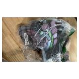 ZJART Small Tiffany Table lamp Stained Glass Butterfly Desk Lamp 7X5X9.8 Inch Accent Antique Light (Pink Butterfly)