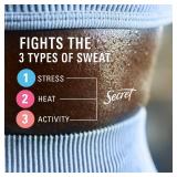 Secret Clinical Strength Antiperspirant Deodorant for Women, Free & Sensitive, 3X Stress Protection, 72hr Sweat & Odor Protection, PH Balancing Minerals, Invisible Solid, Unscented, 1.6 oz (Pack of 3)