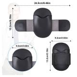 Stethoscope Holder Clip, Upgraded Strong Magnetic Stethoscope Holster Clips for Scrubs, PU Leather Stethoscope Holster for 3M Littmann ADC EKO 500, Stethoscope Belt Clip Holder for Doctors Nurses EMT