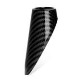 HTRACING Antenna Mount Base Cover AM FM Replacement Compatible with 2011 2012 2013 2014 2015 2016 2017 2018 Dodge RAM 1500 2500 3500 Accessories Black Carbon Fiber Color