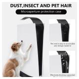 Dust Cover Net Compatible with PlayStation 5 - Protects PS5 Console from Dust, Lint & Hair (Fits Disc & Digital Editions) (Black)