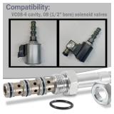 SV08-40-0-N-00 Spool Valve, 4-Way, 3 Gpm, Direct Acting, Suitable for VC08-4 Cavity, 08 (1/2\" Hole) Solenoid Valve