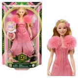 Mattel Wicked Singing Glinda Fashion Doll & Accessories, Posable with Movie-Inspired Look & Removable Outfit, Sings âPopularâ