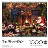 Buffalo Games - Country Life - Santa at Home - 1000 Piece Christmas Jigsaw Puzzle - Colorful Holiday Puzzles for Adults â Precision-Cut Pieces, Festive Artwork, Relaxing Winter Fun