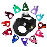 EcoBark Step in Dog Harness - Eco-Friendly Teacup Dog Harnesses for XXS, XS, and Small Dogs - Reflective and Adjustable Mini Body Halter Vest -Tiny Soft Mesh Toy Breed Harness (XXXS, Black)