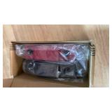 MOFEEZ Power Distribution Block Bus Bar, 4 x 5/16\" Posts, 6 x #8 Screws Terminals, Max 48V 250A (Pair, Red & Black)