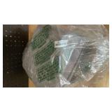 Drum Lampshades Set of 2, 11.6\" Top x 12.6\" Bottom x 9.8\" High Lamp Shades for Table Lamps, Bedside Lamps, Floor Lamps, Gray Fabric Lampshade, Easy Assembly Lamp shade Replacement, Spider Fitter