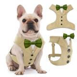 AVERYDAY Dog Tuxedo for Wedding Outfit, Dog Suit and Tie Costumes for Birthday, Halloween, Cosplay, Christmas Party, Pet Formal Wear with Bowtie, Tux for Medium Large Dogs, Bulldog, Labrador, Husky