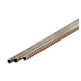 K&S Precision Metals Round Aluminum Tube 8102 â 1/8\" OD x 0.014\" Wall x 12\" Long â DIY Crafts, Model Building, Home Projects, Made in USA, 3 Tubes