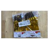 Noise Makers, 24 PCS Gold Noise Makers, Glitter Metallic Fringed Party Blowers Noisemakers Horns for Adults for Birthday Sporting Events Christmas 2025 New Year Eve Party Favor Supplies Decorations