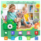 Kids Camera Toy, masterbee Dinosaur Toys Camera for Kid Age 3-12, Christmas/Birthday Gifts for Boys and Girls, 1080P HD Kids Digital Camera, Children Camera Gift for 3 4 5 6 7 8 9 10 11 12 Year Old
