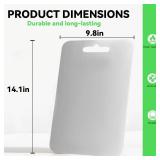 Titanium Cutting Board â 100% Pure Titanium Cutting Board for Kitchen, Double-Sided, Dishwasher Safe, Ideal for Cutting Meat, Vegetables & Fruits, Indoor or Outdoor Use