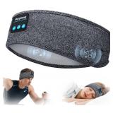 Perytong Sleep Headphones Wireless, Bluetooth Sports Headband Headphones with Ultra-Thin HD Stereo Speakers Perfect for Sleeping,Workout,Jogging,Yoga,Insomnia, Air Travel, Meditation (Grey)