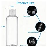 DTDNZKN 4 Pack 3.4 Oz (100ml) TSA Approved Travel Bottles for Toiletries, Leak Proof Plastic Travel Essentials Accessories with Labels