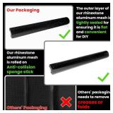 Locacrystal Bling Rhinestone Sticker DIY Home Decor B Stickers Self-Adhesive Crystal Sheet Stickers for Cars & Crafts Decoration(Black,15.8\"x39.4\")