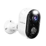 Security Cameras Wireless Outdoor, Battery Powered 2k Color Night Vision, AI Motion Detection Spotlight Siren, IP66 Weatherproof, 2-Way Talk, SD/Cloud Storage, 2.4Ghz WiFi Cameras for Home Security