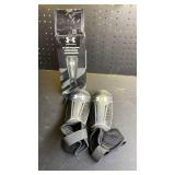 UA Challenge Shin Guard YTH Black/Castle Rock M