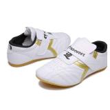 Art Taekwondo Shoes Light Weight Boxing Karate Kung Fu Tai Chi Sneakers,3 M US Little Kid White