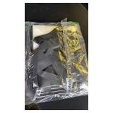 Gdotmely 12 Pcs Clear Plastic Gift Bags with Die Cut Handles,Reusable Party Favor Bags with Ribbons, Clear Gift Bag for Wedding Bridal Baby Shower Birthday Party Business, 12 x 10 x 5