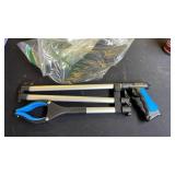 Grabber Reacher Wheelchair aid,FitPlus Premium Grabber Tool accesery 34 Inch, Strong Magnet Grabber Reacher for Elderly, Lightweight Extra Long Handy for Trash (Blue, 43 Inches)