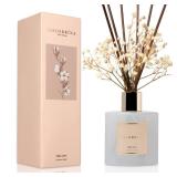CocorrÃ­na Reed Diffuser Set, Clean Linen 6.7 fl oz Scented Diffuser with Sticks Home Fragrance Reed Diffuser for Bathroom Shelf Decor