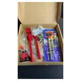 Luney 26 PCS 3/16\" Brake Line Kit Include 25FT Zinc-Plated Brake Lines, 16 Fittings, 2 Unions, 4 Nuts, Brake Line Bender, Double & Single Flaring Tool & Cutter, Copper Coated Brake Line Repair Kit