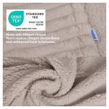 ZAKAPAWS Waterproof Dog Blanket, Soft Fleece Blanket for Couch Protector, Reversible Pet Blankets Furniture Protector Cover for Small Medium Large Dogs Cats (Line, 60\"x80\")