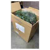 Liliful Christmas Mailbox Swag Red Green White 88 Inch Xmas Mailbox Swag Traditional Artificial Christmas Decorations for Home Indoor Outdoor Decorations