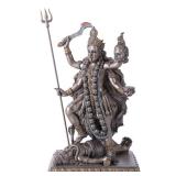 Pacific Giftware Eastern Enlightenment Goddess Kali Bhavatarini Destroyer Statue Decorative Hindu Goddess of Time and Death Figurine