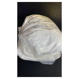 EMME Faux Fur Duvet Cover Twin Size, 2 Pieces Ultra Soft Fluffy Comforter Cover, Cozy Warm for Winter, Luxury Elegant Shaggy Bubble Design Bedding, 1 Duvet Cover & 1 Pillow Shams (Twin, White)