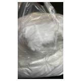 EMME Faux Fur Duvet Cover Twin Size, 2 Pieces Ultra Soft Fluffy Comforter Cover, Cozy Warm for Winter, Luxury Elegant Shaggy Bubble Design Bedding, 1 Duvet Cover & 1 Pillow Shams (Twin, White)