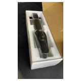 Amorin Steering Wheel Lock with Alarm and Light, Car Security Products Anti-Theft Device, Heavy Duty Car Theft Prevention Lock Bar for Car SUV Black + Silver