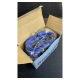 Abbylike Bell Boots for Horses 1 Pair/2 Pair Available, Protect Against Hoof Impact Trauma, Rubber Bell Boots Horse Care for Turnout, No Rub Design Wrap Hook and Loop(XL,Dark Blue,1 Pair)