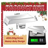 OCTERIC 4 Pcs Silver Christmas Metal Stocking Holders for Mantle, Heavy Duty Stocking Hangers Stocking Hook Xmas Ornaments for Counter Tables Window Fireplace Mantle Decoration