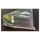 12 Pack Large Shoe Bags for Packing with Clear Window, Dustproof Drawstring Travel Shoe Storage Bags for Men & Women, Black