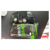 Jupiter Left Hand Wrist Brace with Thumb Support - Day & Night Splint for Carpal Tunnel, De Quervains Tenosynovitis, Tendonitis - L/XL - Women & Men,Black-Gray