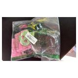 2 Pairs Gymnastics Hand Grips, Gymnastics Equipment for Kids, Gymnastics Wristbands Sets, Gymnastic Bar Grip Gloves and Gymnastics Wrist Support Sports Accessories for Workout Exercise, Pink, Black