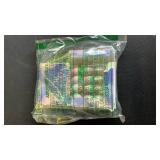 SIUSIO 120 Pcs 5 Pack Children Acrylic Fake Nails Press on Pre-glue Full Cover Glitter Gradient Color Rainbow Short False Nail Art Kits Set for Kids Little Girls - Unicorn Series