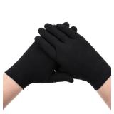 FdcLixuvol 6 Pairs Cotton Gloves, Cotton Work Gloves Thin Cottons Glove Handling Glove Liners Men Thin Jewelry Glovees Black Cottons Glovees for Men Women Handling Jewelry Film Work Inspection