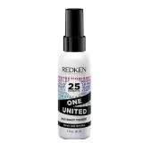 Redken One United All-In-One Leave In Conditioner - Multi-Benefit Leave In Treatment For All Hair Types, Heat Protectant and Detangler Spray, Paraben-Free, 1 Fl Oz