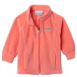 Columbia Youth Infant Benton Springs Fleece Jacket, Hot Coral, 12/18