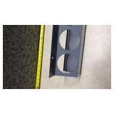 Gray Metal 6-Gauge Panel Mount Bracket Set