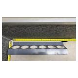 Gray Metal 6-Gauge Panel Mount Bracket Set