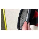 Long Black Suede Gloves with Red Trim